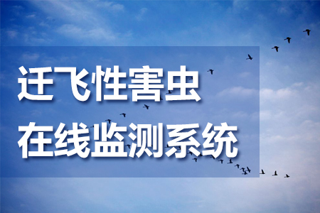 遷飛性害蟲在線監(jiān)測系統(tǒng)